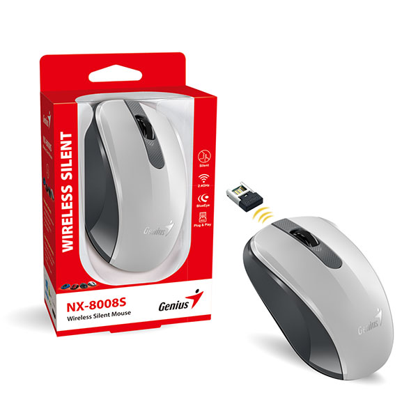 Chuột không dây Genius NX-7007 Xanh dương – Gọn nhẹ, chính xác, giá rẻ