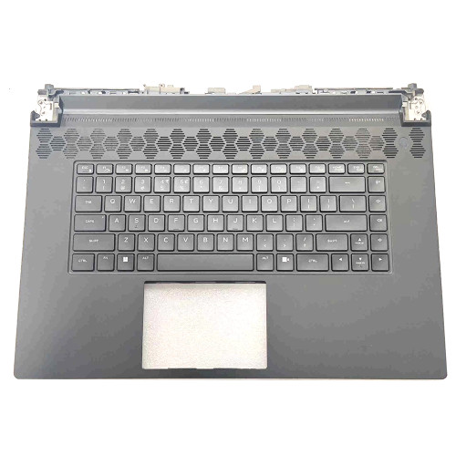 Palmrest Alienware M17 R5 0J8P66 | Vỏ trên kèm bàn phím US, màu đen, hàng mới