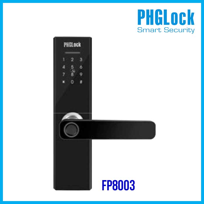 Khóa cửa cho văn phòng, căn hộ PHGLOCK FP8003 - Khóa PHGLOCK FP8003 vân tay