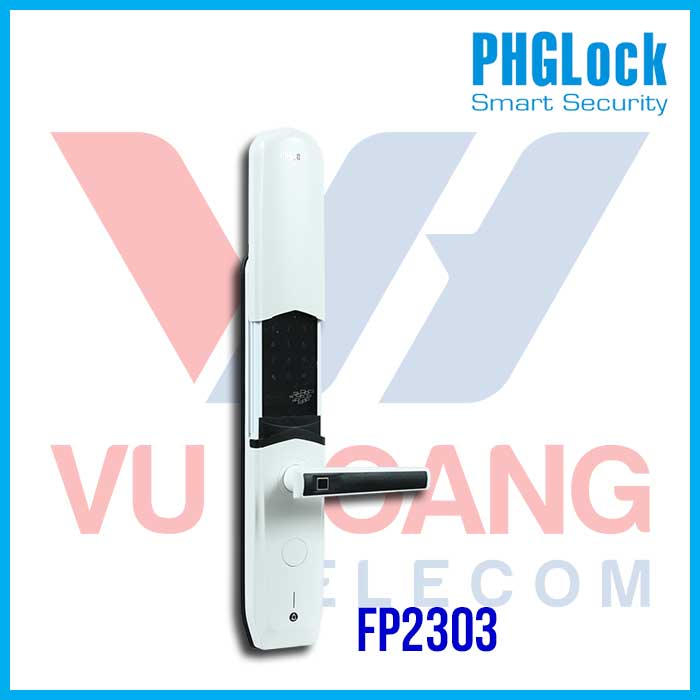 Khóa cửa vân tay cho nhà phố, căn hộ cao cấp PHGLOCK FP2303 - Khóa PHGLOCK FP2303 nhà phố