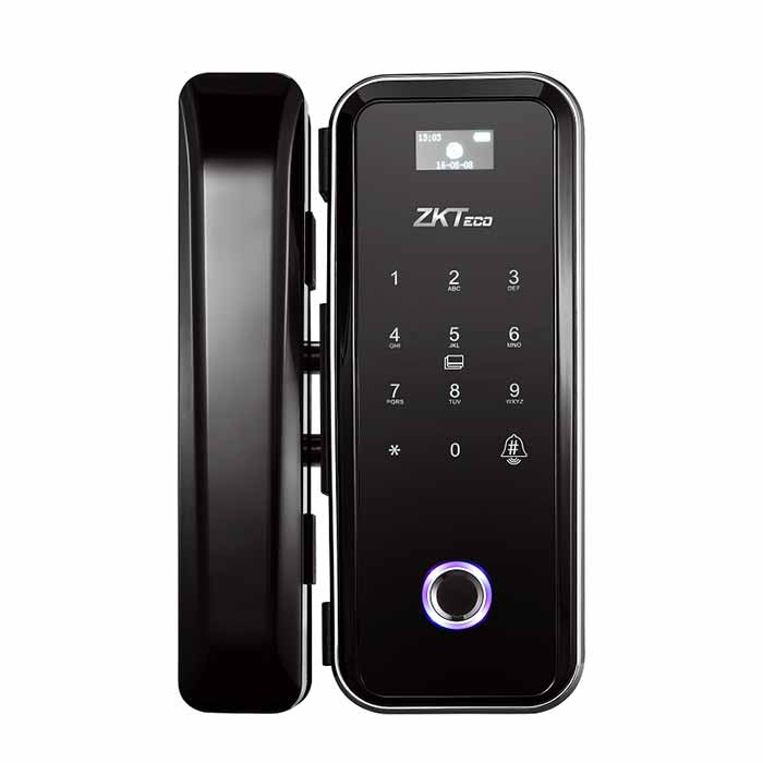 Khóa thông minh vân tay cho cửa kính ZKTECO GL300 - Khóa ZKTECO GL300 cửa kính