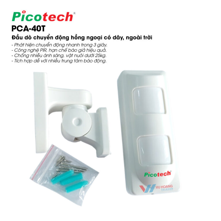 Đầu dò chuyển động hồng ngoại PICOTECH PCA-40T - Đầu dò chuyển động PIR