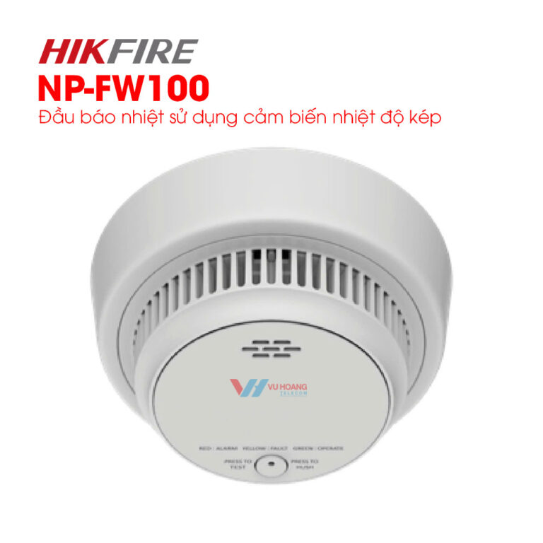 Đầu báo nhiệt Lora Hikfire NP-FW100 - Đầu báo nhiệt Lora 2km
