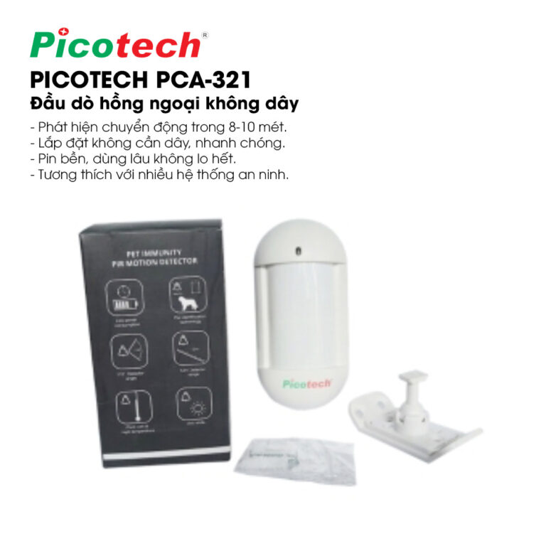 Đầu dò hồng ngoại không dây PICOTECH PCA-321 - Đầu dò hồng ngoại 8-10m