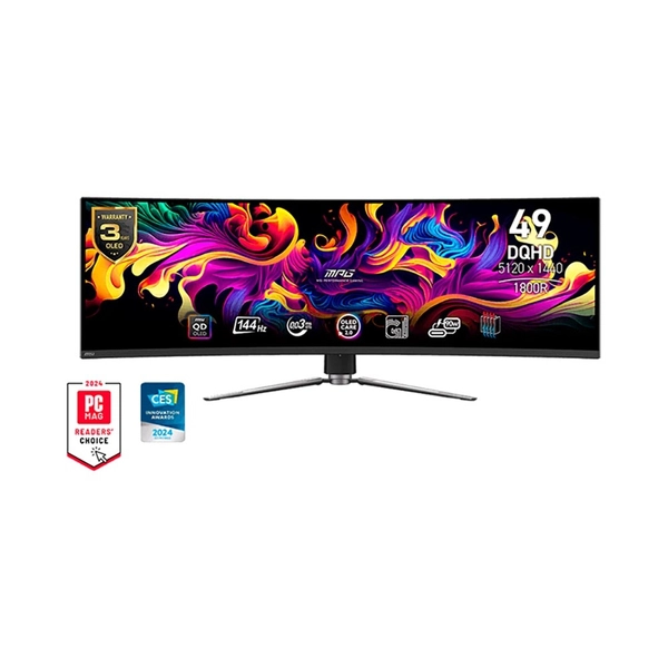 Màn hình cong MSI MPG 491CQP QD-OLED 49 Inch – Độ phân giải DQHD, tần số quét 144Hz, thiết kế đỉnh cao