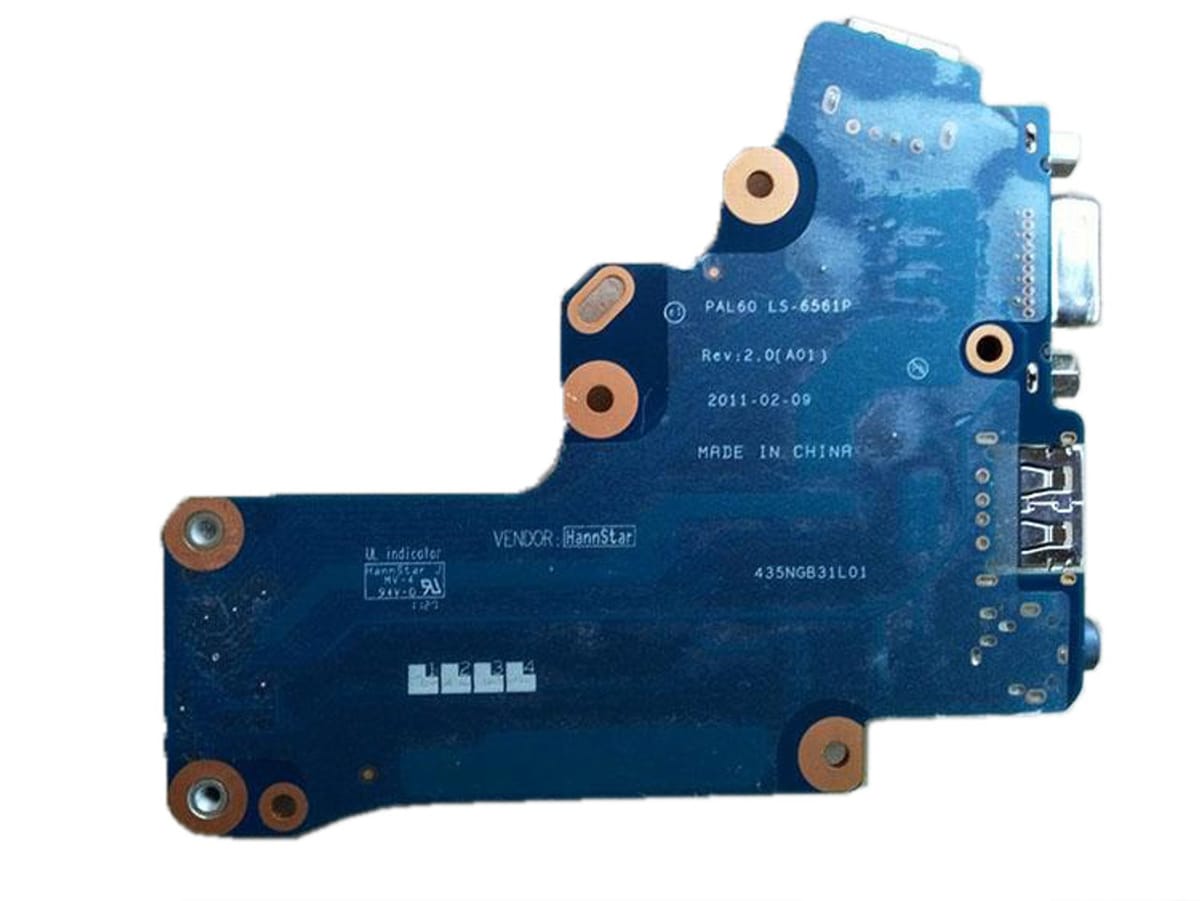 Board Ethernet USB VGA Laptop Dell Latitude E6520 PAL60 LS-6561P 0V7001 Mới 100%