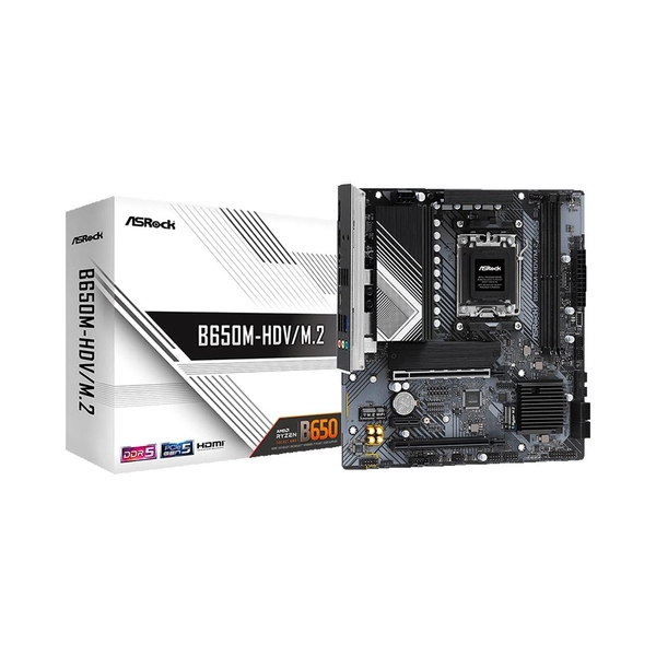 Mainboard ASRock B650M-HDV/M.2 | Hỗ trợ Ryzen 7000, DDR5, PCIe 5.0