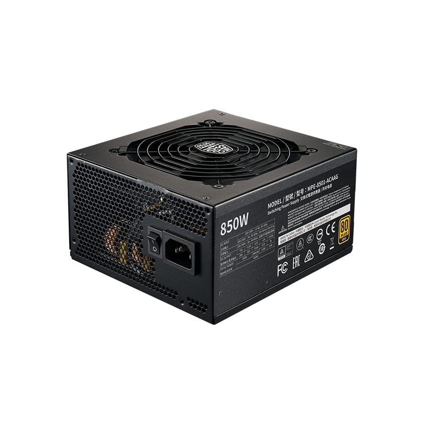 Nguồn máy tính Cooler Master MWE GOLD 850 - V2 850W ( 80 Plus Gold/Màu Đen/Full Modular)