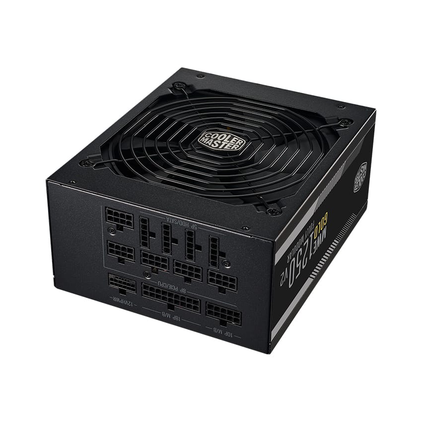 Nguồn Cooler Master MWE GOLD 1250 - V2 1250W ATX3.0 (PCIE 5.0/ 80 Plus Gold/Màu Đen/Full Modular)