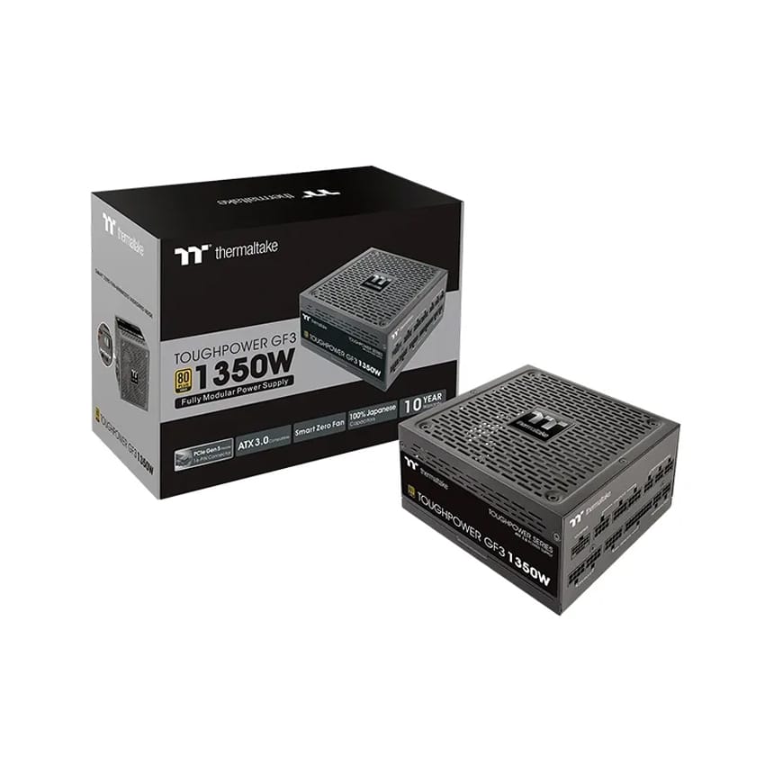 Nguồn Thermaltake Toughpower GF3 1350W (80PLUS GOLD/ATX 3.0/FULL MODULAR/MÀU ĐEN) - PSU siêu cao cấp