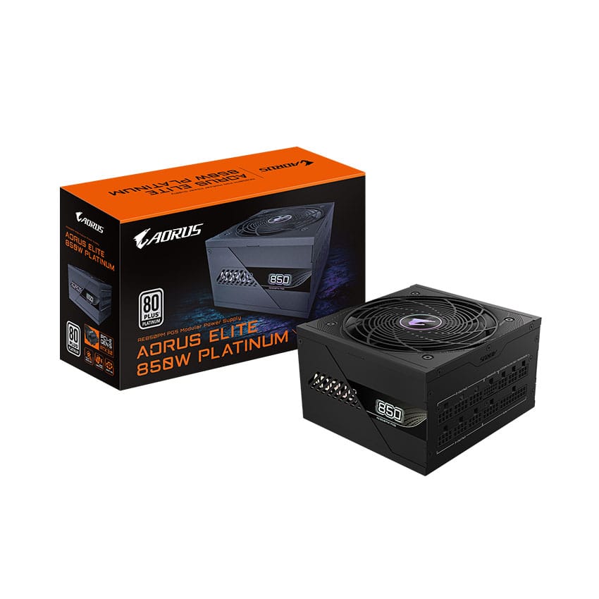 Nguồn GIGABYTE AORUS GP-AE850PM PG5 850W (80 plus Platinum/Màu Đen)