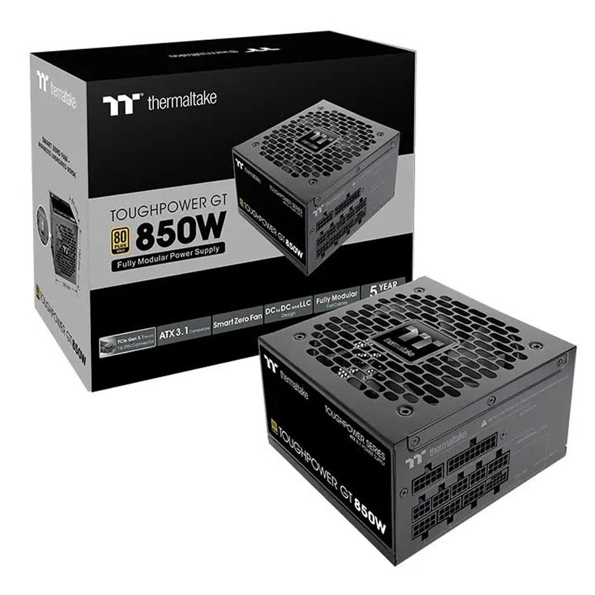 Nguồn Thermaltake TOUGHPOWER GT 850W (80plus Gold/ATX3.1/Full Modular)