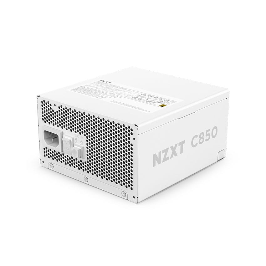 Nguồn máy tính NZXT C850 Gold ATX 3.1 White – 850W (80 Plus Gold/ Full Modular)