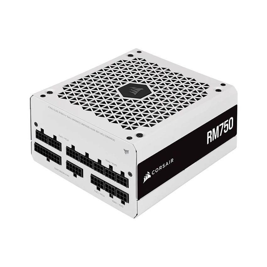 Nguồn máy tính Corsair RM750e White ATX 3.1(80 Plus Gold/ Màu Trắng)
