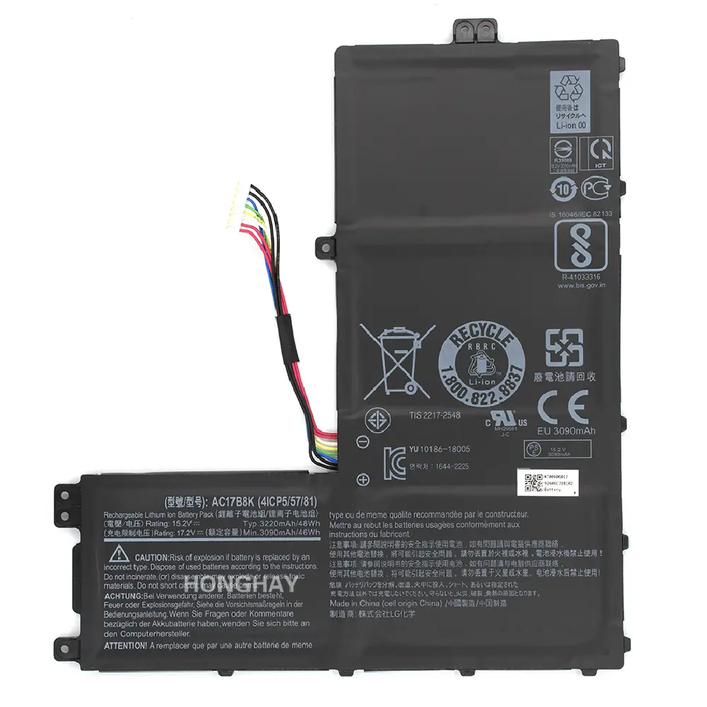 Pin laptop Acer Aspire A714-51T - Pin 3 cell 48Wh chính hãng