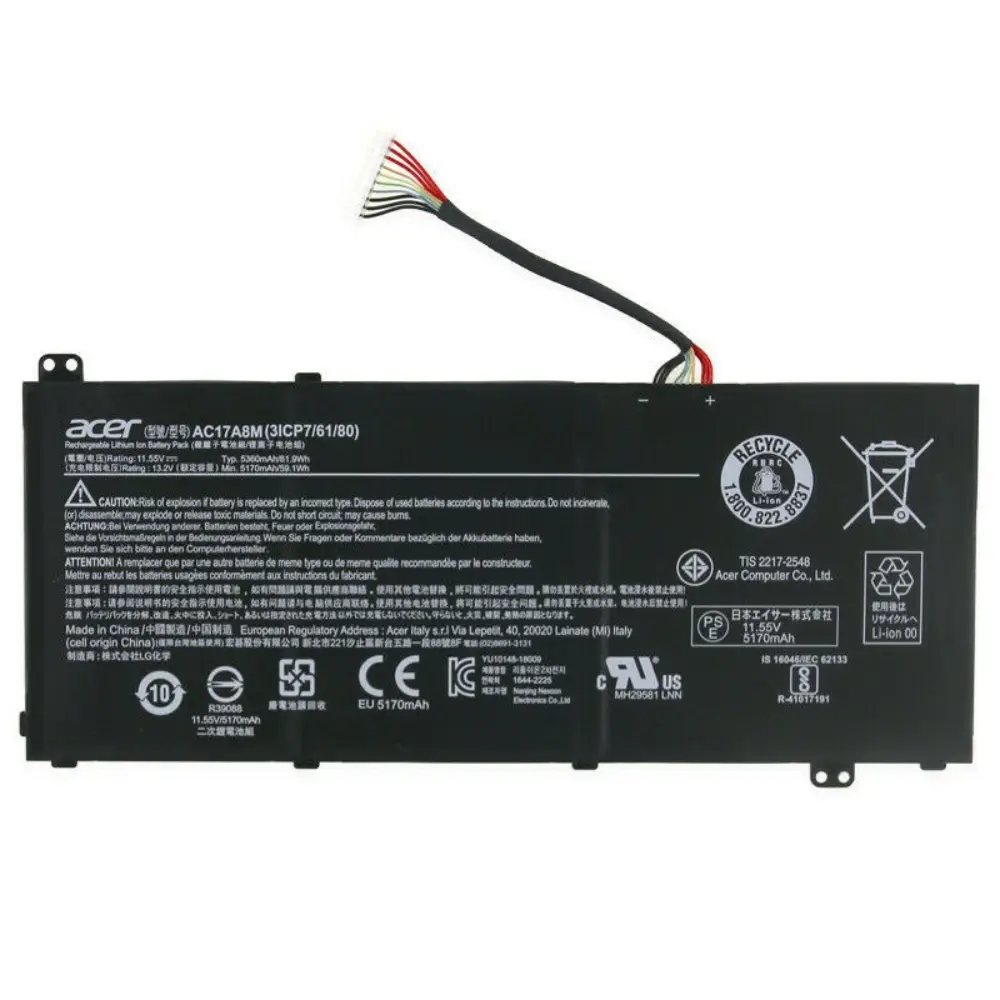 Pin laptop Acer Aspire A515-54 - Pin 2 cell 36.7Wh chính hãng