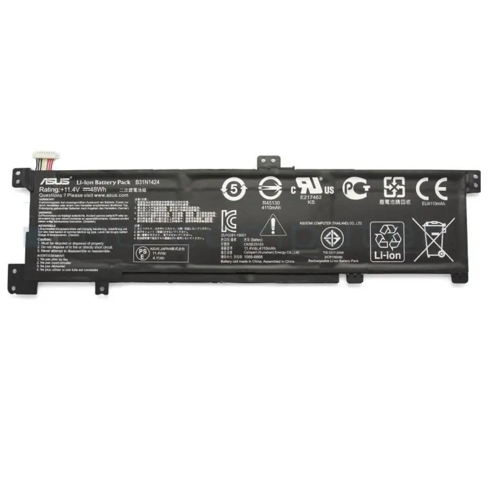 Pin Asus K401 (Zin) – 6 Cell -A400u A401 A401l K401l K401u, B31n1424