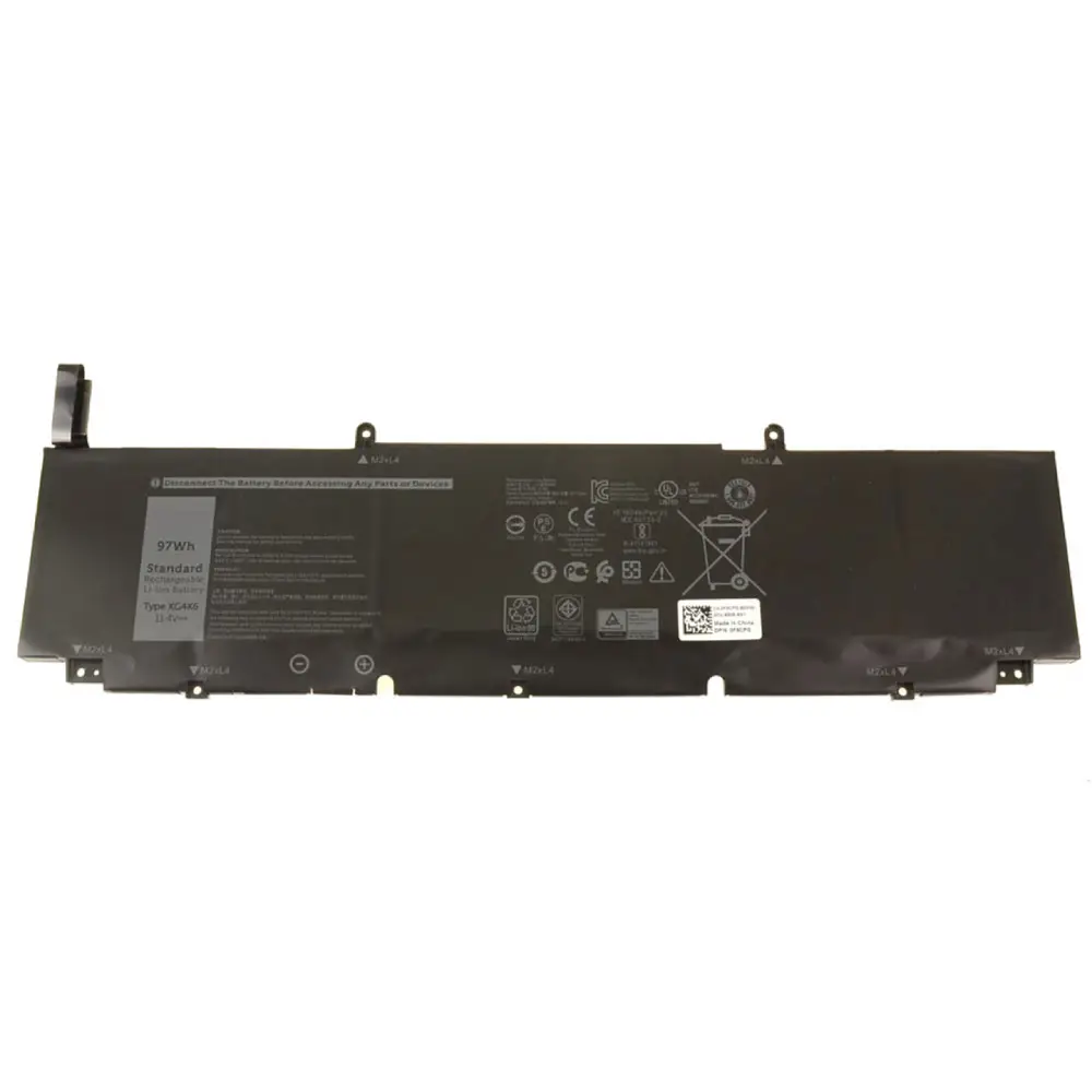 Pin dell xps 9710 97wh (zin) – 6 cell -dell xps 17 9700 9710 9720 9730, precision 5750 5760 5770, xg4k6 5xj6r (56wh dùng chung)