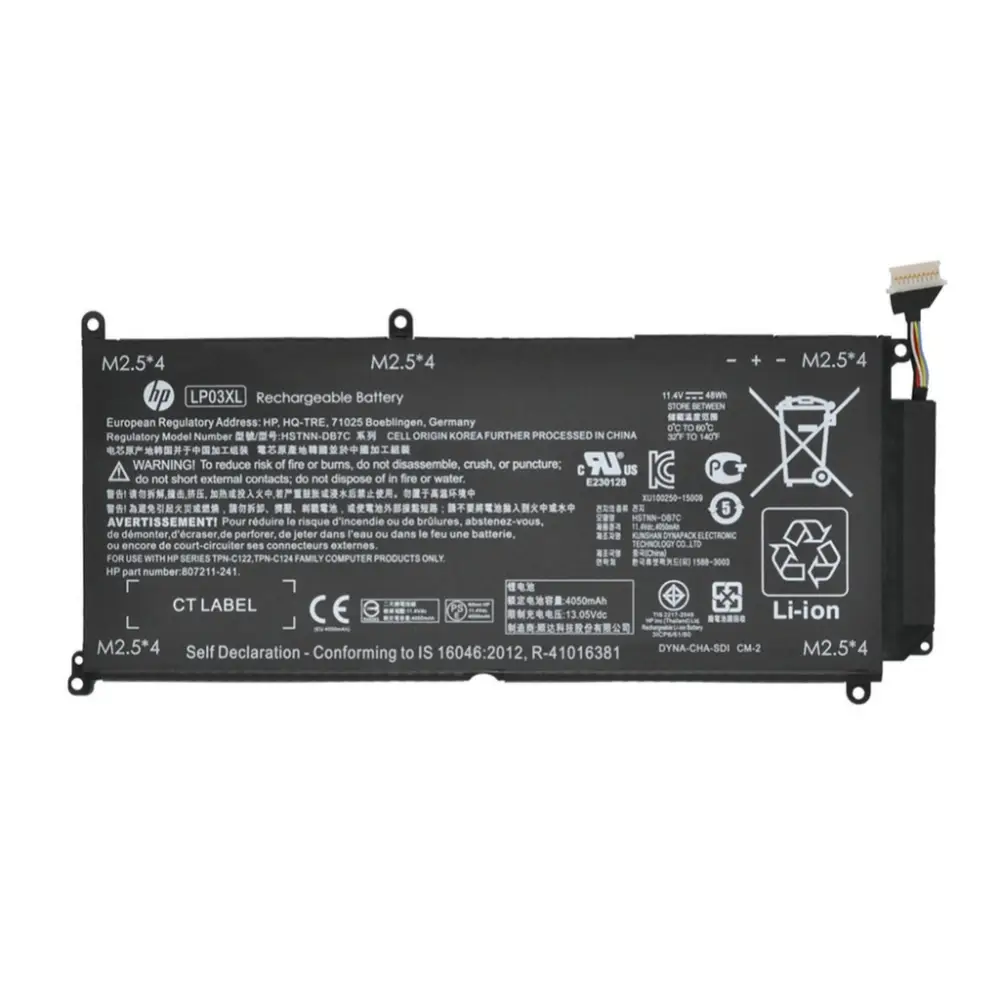 Pin HP 15-ae000 LP03XL Zin – 3 Cell chính hãng cho Envy 15-ae015tx, 15-ae021tx