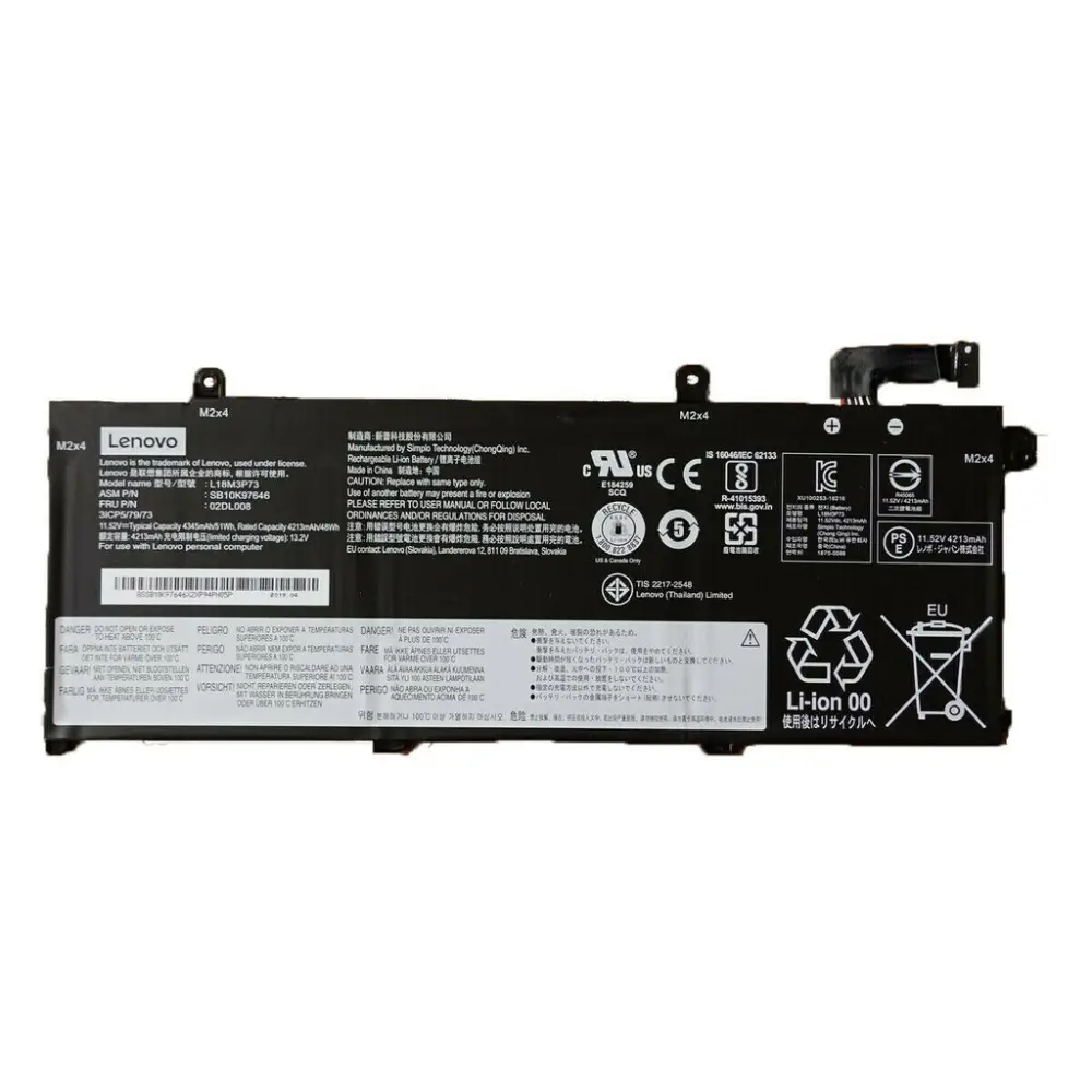 Pin Lenovo ThinkPad T490 – 3 Cell Chính Hãng | Thay Lấy Liền
