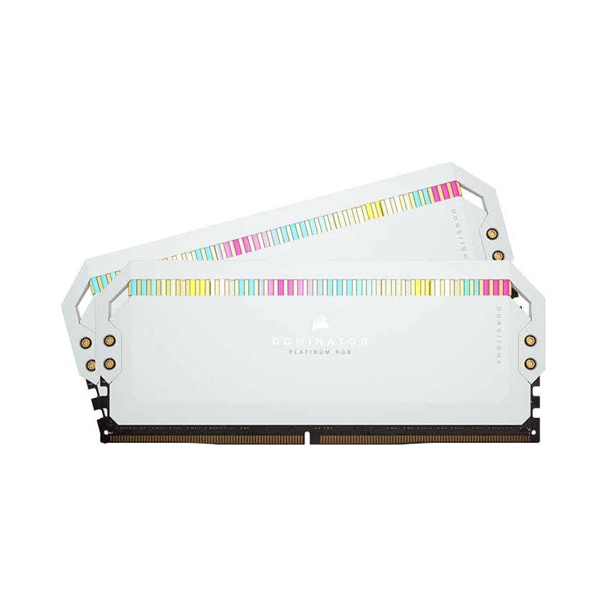 RAM Desktop Corsair Dominator Platinum RGB White Heatspreader (CMT64GX5M2B5200C40W) 64GB (2x32GB) DDR5 5200MHz