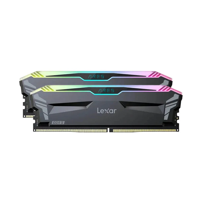 RAM Desktop LEXAR ARES RGB 32GB (2x16GB) DDR5 7200MHz CL34 - RAM DDR5 RGB cao cấp