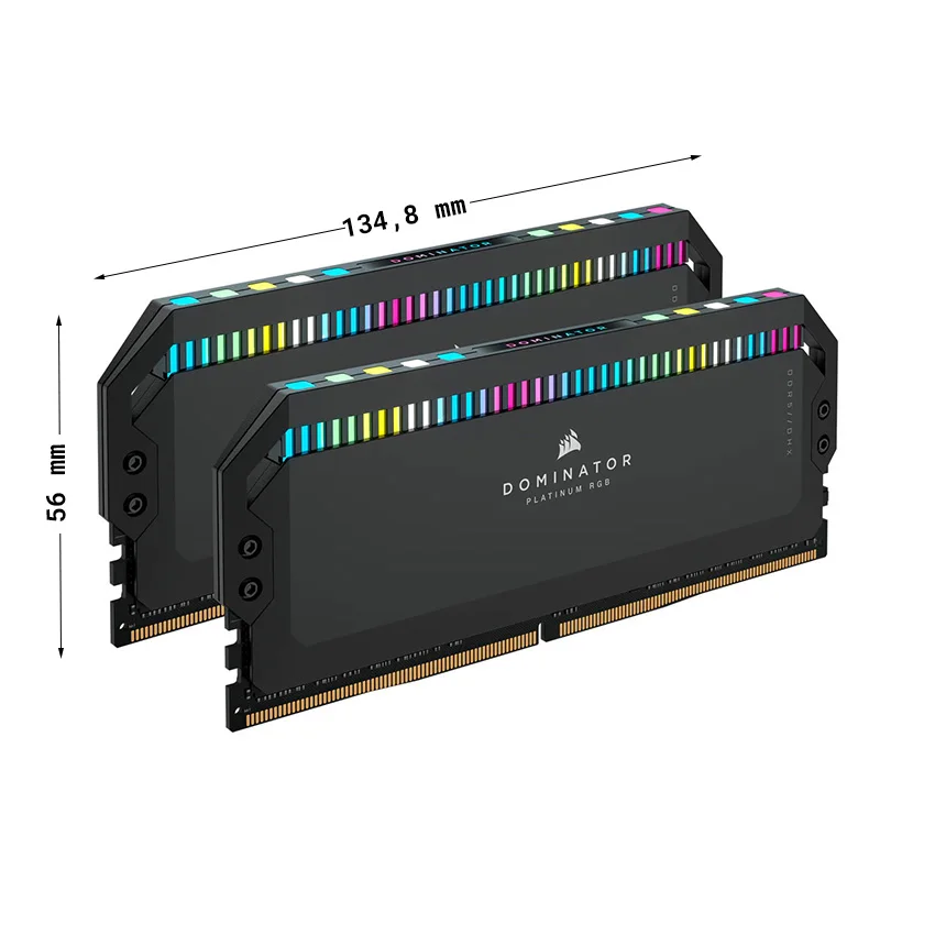 RAM Desktop Corsair Dominator Platinum RGB 32GB (2x16GB) DDR5 6200MHz CL36 - RAM DDR5 siêu cao cấp