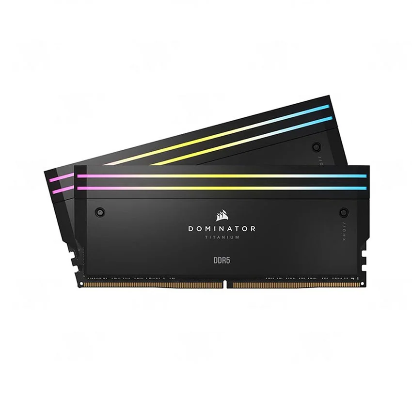 RAM Desktop Corsair Dominator Platinum RGB 32GB (2x16GB) DDR5 6400MHz CL32 - RAM DDR5 Dominator Titanium