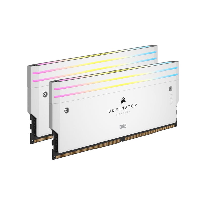 RAM Desktop Corsair Dominator Platinum RGB White (CMP96GX5M2B6600C32W) 96GB (2x48GB) DDR5 6600MHz