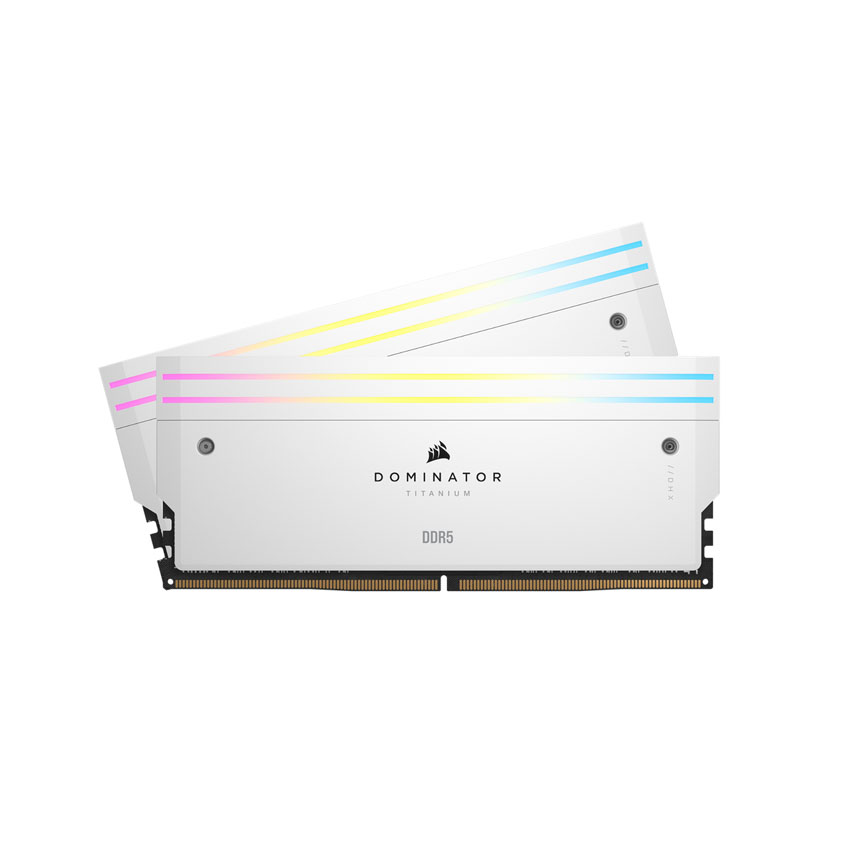 RAM Desktop Corsair Dominator Platinum RGB White (CMP64GX5M2X6600C32W) 64GB (2x32GB) DDR5 6600MHz