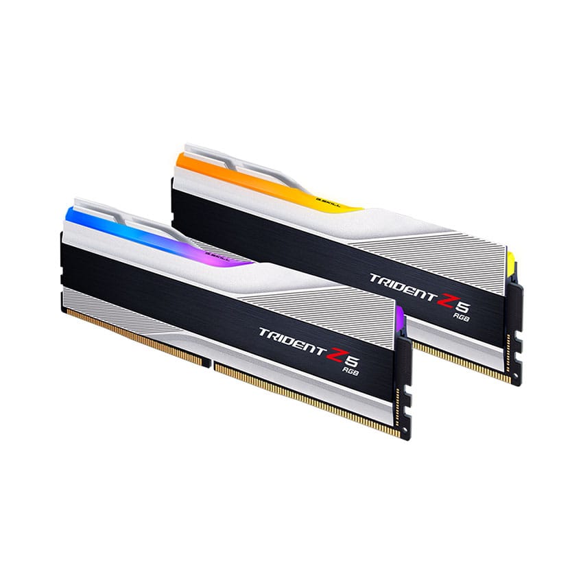 RAM Desktop Gskill Trident Z5 RGB SILVER (F5-6400J3239F48GX2-TZ5RS) 96GB (2x48GB) DDR5 6400MHz