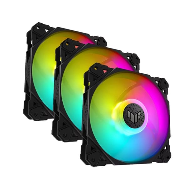 Quạt Case ASUS TUF Gaming TF120 ARGB 3 Fan 12CM – Kèm Hub, Đồng Bộ Aura Sync