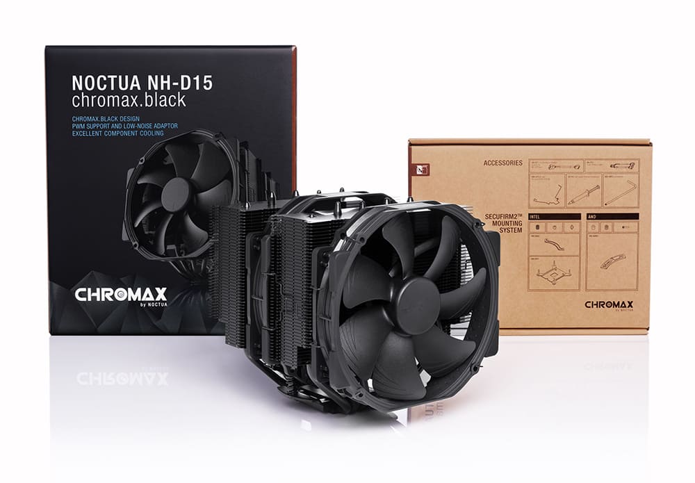 Tản Nhiệt CPU Noctua NH-D15 Chromax Black – Quái Vật Làm Mát Đỉnh Cao, Đẹp Mắt