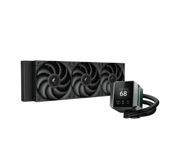 Tản Nhiệt Nước AIO Deepcool MYSTIQUE 360 Đen – Có Màn Hình Hiển Thị, Làm Mát Cực Mạnh