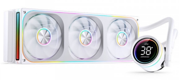 Tản Nhiệt Nước AIO JONSBO TH-360 White – Hiển Thị Nhiệt Độ, LED ARGB Đẹp Mắt