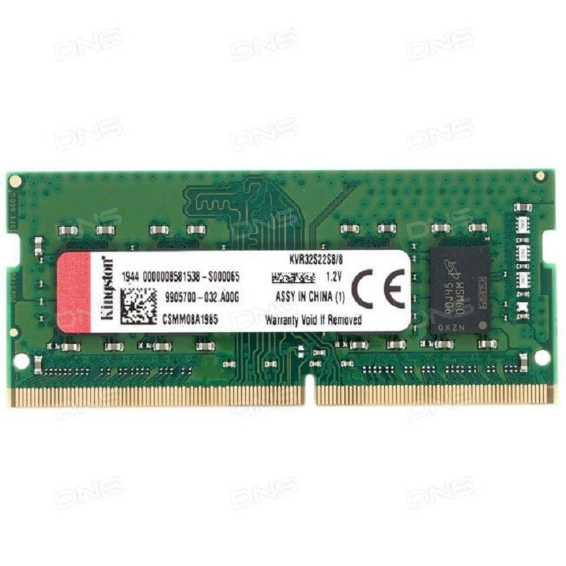 RAM Laptop Kingston 8GB DDR4 3200MHz KCP432SS6/8 – Bền Bỉ, Hiệu Năng Ổn Định