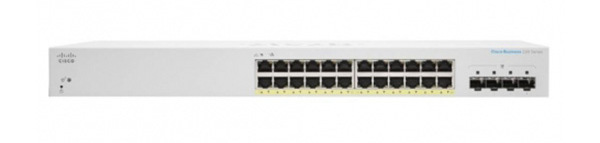 Cisco Business Switch 24 Ports 1GE PoE 195W CBS220-24P-4G - Switch Cisco Business 24 cổng PoE 195W