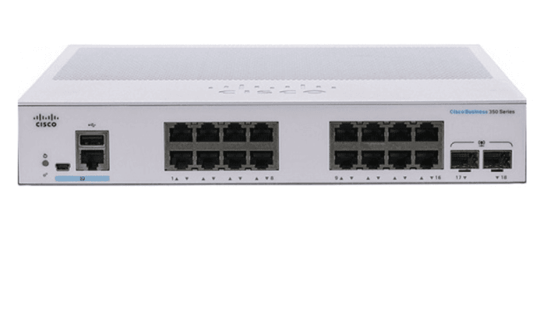 Thiết Bị Mạng Cisco CBS350 Managed 16-port GE, 2x1G SFP - CBS350-16T-2G-EU - Switch Cisco CBS350 16 cổng