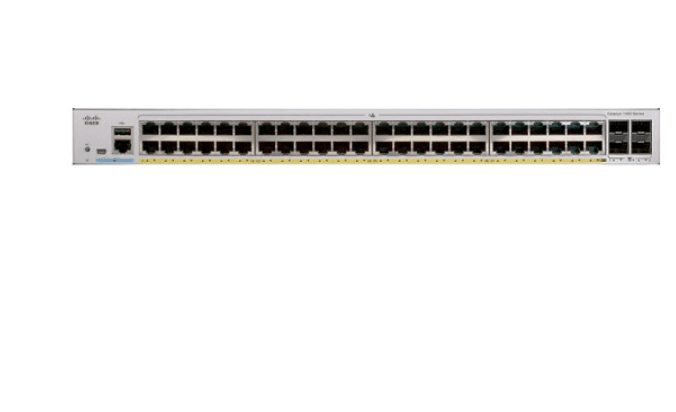 Thiết Bị Mạng Switch Cisco 48-Ports 10/100/1000 Ethernet + 4-port 1G SFP Uplink C1000-48T-4G-L - Switch Cisco Catalyst 1000 48 cổng