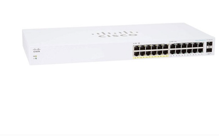Thiết bị mạng Cisco CBS110 Unmanaged 24-port GE, Partial PoE, 2x1G SFP Shared - CBS110-24PP-EU - Switch Cisco 24 cổng PoE