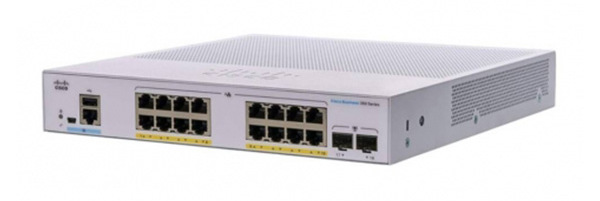 Switch Cisco C1300-16P-4X 16-Ports GE PoE+ 120W, 4 SFP+ Uplink - Switch Cisco Catalyst 1300 16 cổng PoE+ 10G