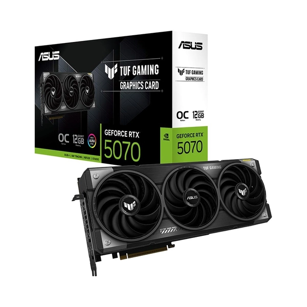 VGA Asus TUF Gaming RTX 5070 12GB GDDR7 OC – Hiệu năng mạnh, Tản nhiệt bền