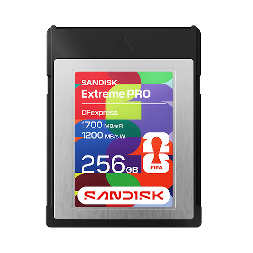 Thẻ nhớ SanDisk CFexpress™ Type B Card FIFA World Cup 2026™ Edition 256GB, 1700MB/s (SDCFE-256G-GF4NN)