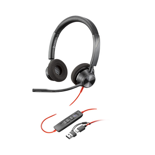 Tai nghe có dây Poly Blackwire 3320 USB-C/A (MS Teams) (8X220AA)
