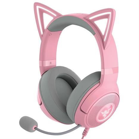 Tai nghe Bluetooth Chụp Tai Gaming Razer Kraken Kitty V2 Quartz
