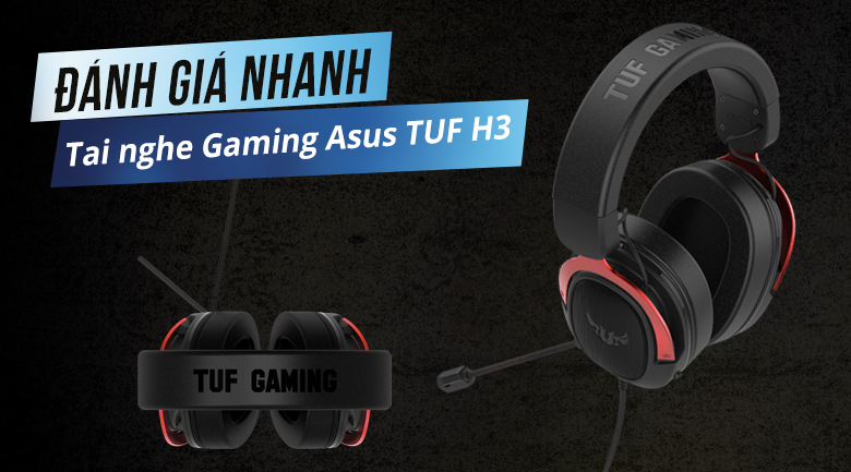 Tai nghe Chụp Tai Gaming Asus TUF H3
