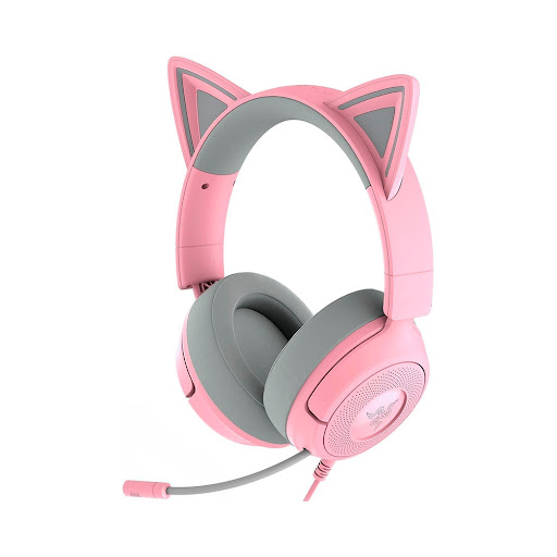 Tai nghe Gaming có dây choàng đầu Razer Kraken Kitty V3 X - Quartz Edition RZ04-05350100-R3M1 (Hồng)