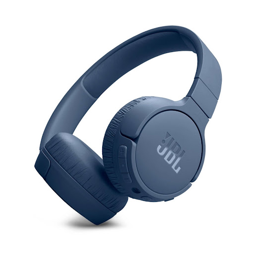 Tai nghe không dây có khung trùm qua đầu JBL T670NCBLU - Xanh