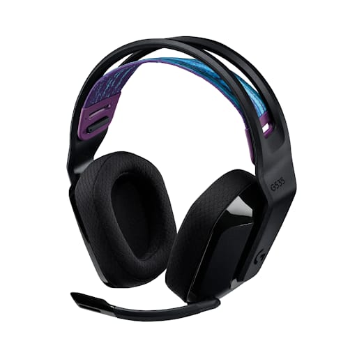 Tai nghe không dây gaming Logitech G535 Lightspeed (Đen) (981-000973)