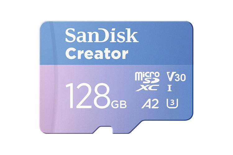 Thẻ nhớ Sandisk Creator MicroSD 128GB Extreme class 10_U3
